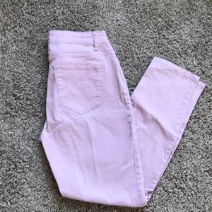 Light pink/Mauve skinny jeans